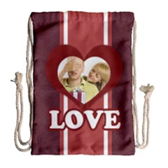 love - Drawstring Bag (Large)