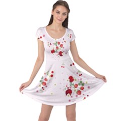 flower - Cap Sleeve Dress