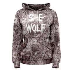 She Wolf girl pull over hoodie - Women s Pullover Hoodie