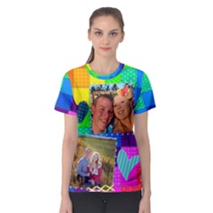Rainbow Stitch Shirt - Women s Sport Mesh Tee