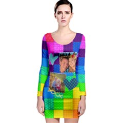 Rainbow Stitch - Long Sleeve Bodycon Dress
