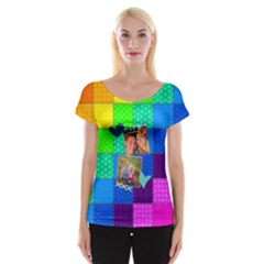 Rainbow Stitch - Cap Sleeve Top