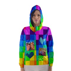 Rainbow Stitch - Women s Hooded Windbreaker