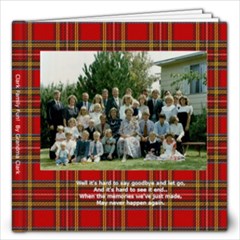 Clark family reunions together - 12x12 Photo Book (20 pages)