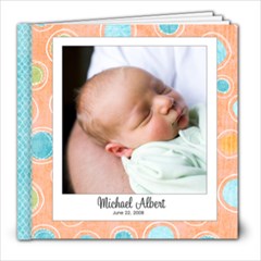 Baby Michael Book - 8x8 Photo Book (30 pages)