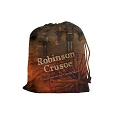 Robinson Crusoe - Adventures on the Cursed Island - Drawstring Pouch (Large)