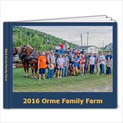 2016 Orme Family Farm - 11 x 8.5 Photo Book(20 pages)