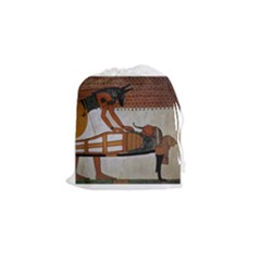 Imhotep White Stone Bag - Drawstring Pouch (Small)