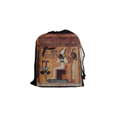 Imhotep Black Stone Bag - Drawstring Pouch (Small)