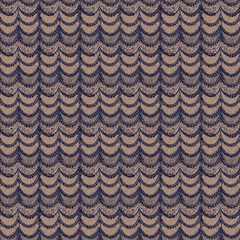 Navy Blue Lace On Linen By Paysmage Fabric