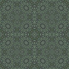 Mosaic In Green By Designsdeborah