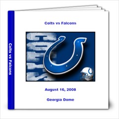 Colts vs Falcons - 8x8 Photo Book (30 pages)