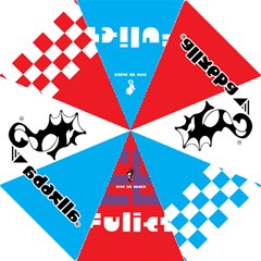 Folding Splat Brella - Blue - Folding Umbrella