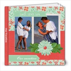 Beach tropical vacation cruise pool honeymoon anniversary summer 8x8 photo book - 8x8 Photo Book (20 pages)