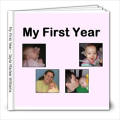 ABC Book of my First Year - 8x8 Photo Book (20 pages)