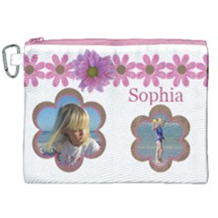 Sophia Canvas Cosmetic Bag (XXL)