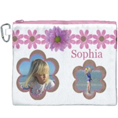 Sophia Canvas Cosmetic Bag (XXXL) (6 styles)