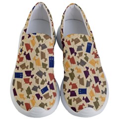 Tin Dogs and Police Boxes Shoes - Women s Lightweight Slip Ons