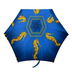 simpleblueseahorsemini - Mini Folding Umbrella
