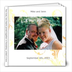 Mike and Jenn Wedding - 8x8 Photo Book (20 pages)
