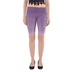 Purple Ombre Mythical Silkens Yoga Cropped Leggings