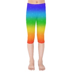Rainbow Mythical Silkens Kids Capri Leggings - Kids  Capri Leggings 