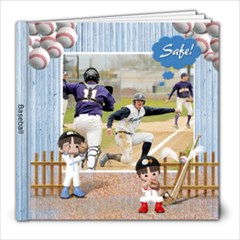 8x8 Baseball Book - 8x8 Photo Book (20 pages)