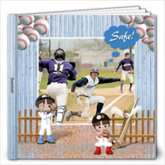 12x12  Baseball Book - 12x12 Photo Book (20 pages)