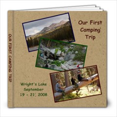 Our First Camping Trip - 8x8 Photo Book (20 pages)