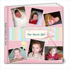 Kayla 1st year - 8x8 Photo Book (20 pages)