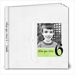 Isaiah at 6 - 8x8 Photo Book (20 pages)