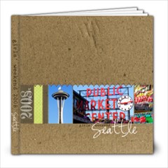 Seattle Trip - 8x8 Photo Book (20 pages)