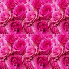Rose Inspired Pink Img 5257 Fabric by MegsDesigns
