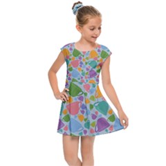 Bauer Blue - Kids  Cap Sleeve Dress