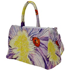 duffel travel bag - canvas - iris and lady