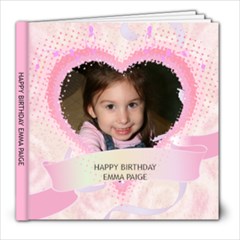EMMA PAIGE **  THREE YEARS OLD - 8x8 Photo Book (20 pages)