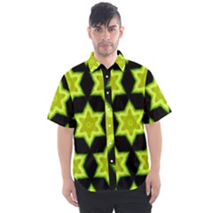 Green Limes Pattern 8 - Men s Short Sleeve Shirt