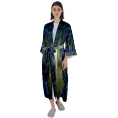 Royalty - Maxi Satin Kimono
