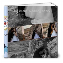 black and white wedding book - 8x8 Photo Book (20 pages)