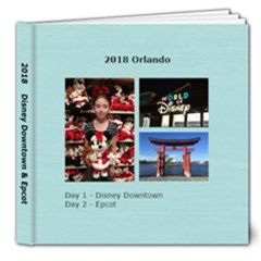 Disney Day 1 & 2 - 8x8 Deluxe Photo Book (20 pages)
