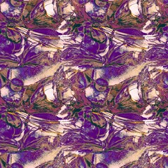 Purple Ink Seamless Fabric by LoveandProfanity