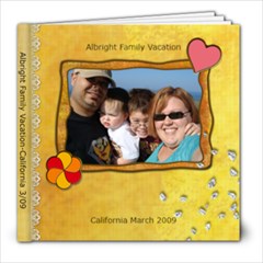 Albright Family vacation 3/09 - 8x8 Photo Book (20 pages)
