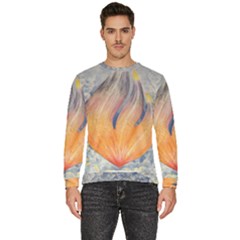 sweatshirt - fleece - holy fire - Men s Fleece Sweatshirt
