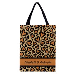 Personalized Leopard Skin Pattern - Classic Tote Bag
