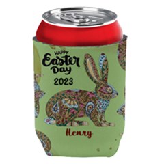 Personalized Happy Easter Day Bunny Rabbit Name - Can Cooler