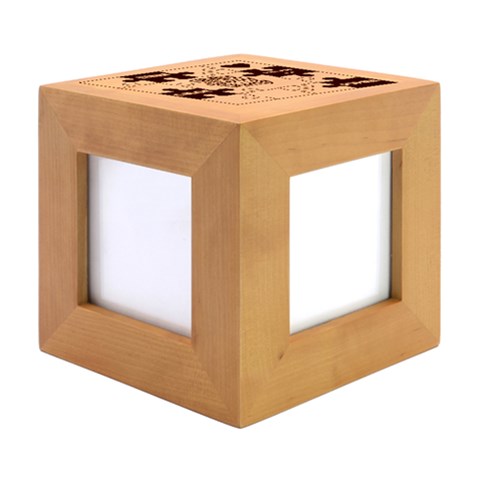 Wood Photo Frame Cube 