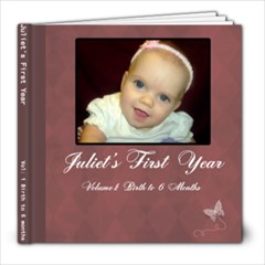 Juliet s 1st six months - 8x8 Photo Book (39 pages)