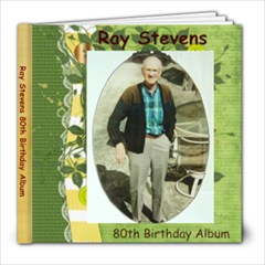 Ray 80th B-day green 20 pg - 8x8 Photo Book (20 pages)