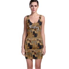 Personalized Egypt Cat Name - Bodycon Dress