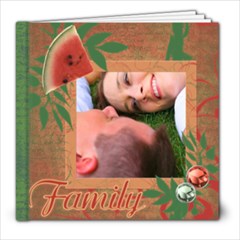 Melon Berry Swirl Photo Book - 8x8 Photo Book (20 pages)